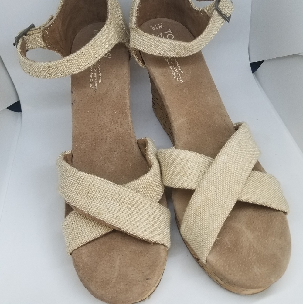 TOMS Women's 'Sienna' Platform Wedge